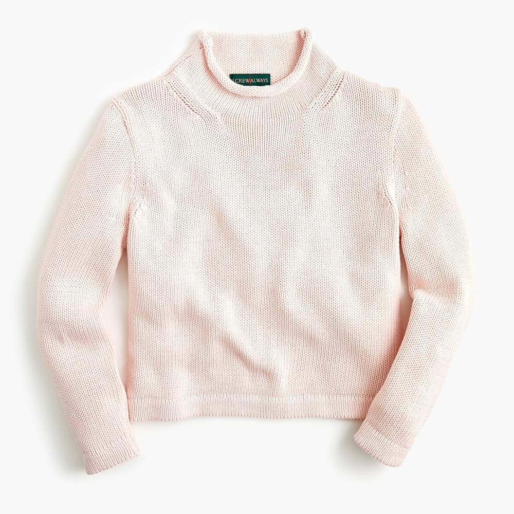 J.Crew 1988 Rollneck Cropped Sweater